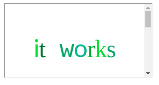 Self-contained iframe