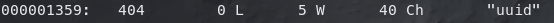 uuid parameter